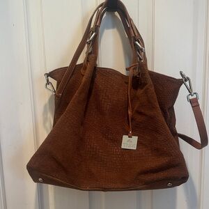Trevi made in Italy brown leather bag
